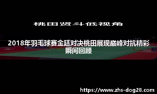 2018年羽毛球赛金廷对决桃田展现巅峰对抗精彩瞬间回顾